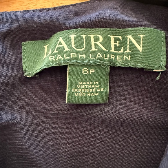 Ralph Lauren Navy Floral Midi Dress - Picture 6 of 8